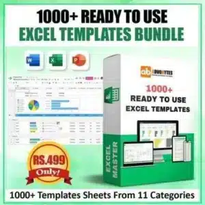 1000+ Ready to Use Excel Templates